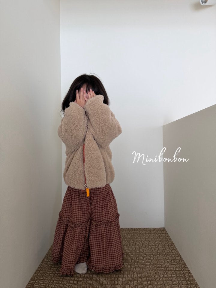 【予約】winter skirt / minibonbon (XS-JS,MOM)