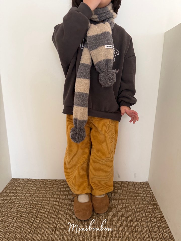 【予約】border muffler  / minibonbon