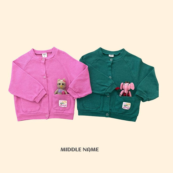 【予約】summer patch cardigan / middle nameS-JM