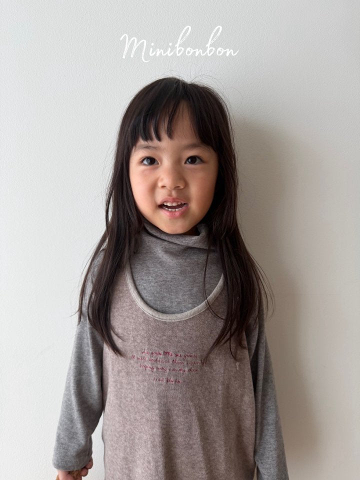 【予約】dofu half polo T　 / minibonbon (XS-JL)