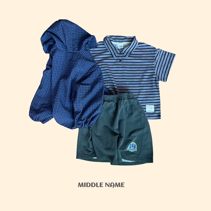【予約】patch collar T / middle nameS-JM