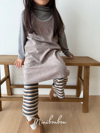 【予約】dofu half polo T　 / minibonbon (XS-JL)