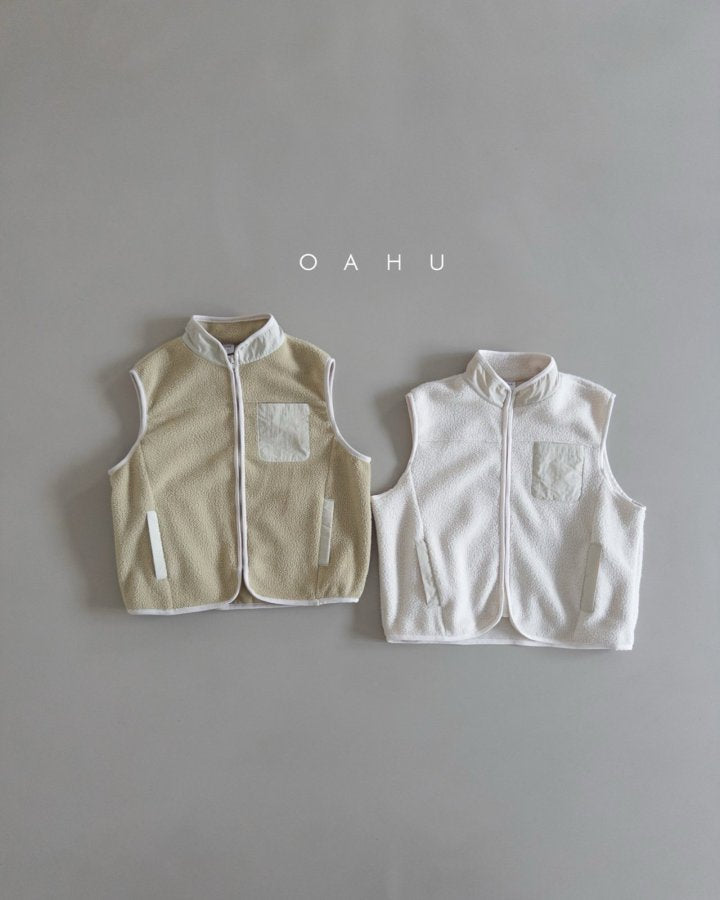 【予約】land fleece vest / oahu (S-JXL)