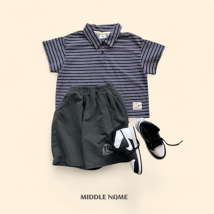 【予約】patch collar T / middle nameS-JM