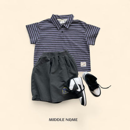 【予約】patch collar T / middle nameS-JM