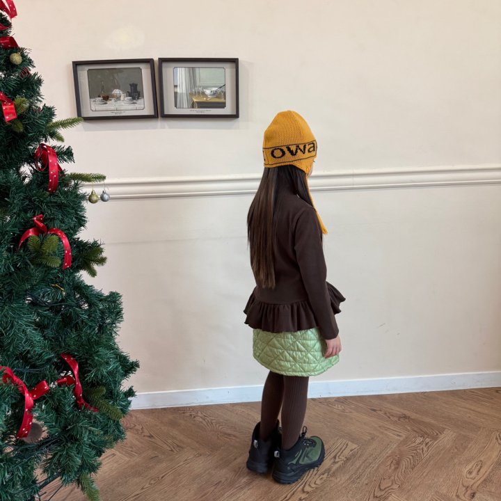 【予約】logo beanie  / owa 댕기비니