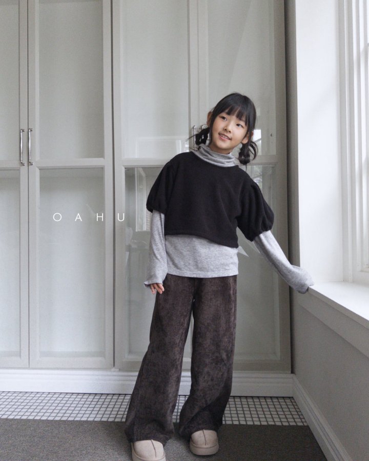 【予約】curve velvet pants / oahu (S-JXL)