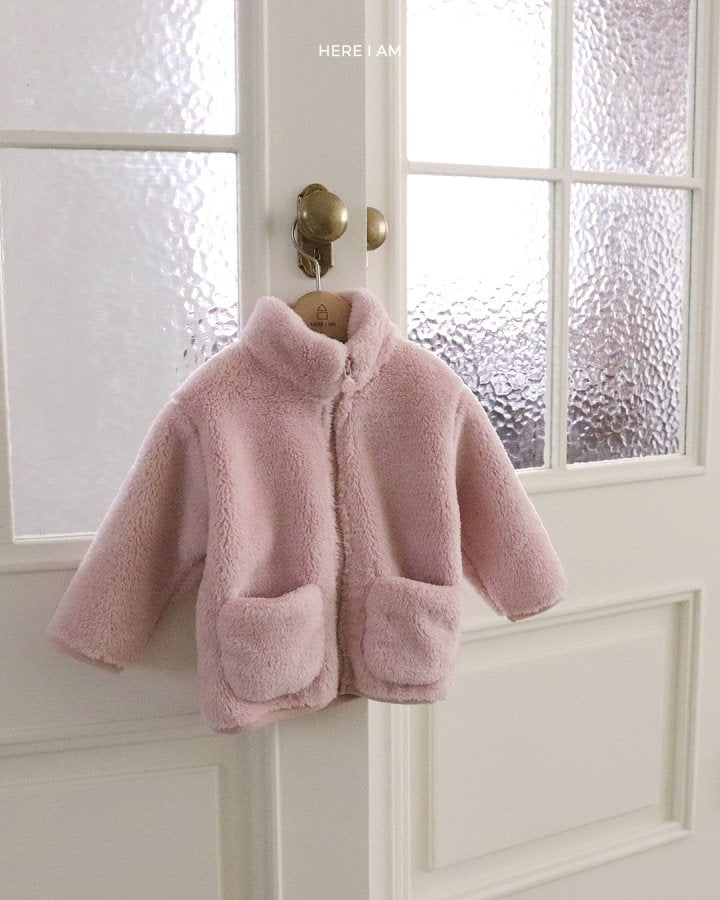 【予約】kinder fleece jacket  / here i am 1 (JS-JL)