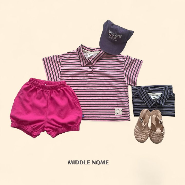 【予約】patch collar T / middle nameS-JM