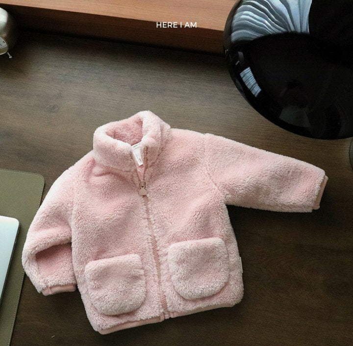 【予約】kinder fleece jacket  / here i am 1 (JS-JL)