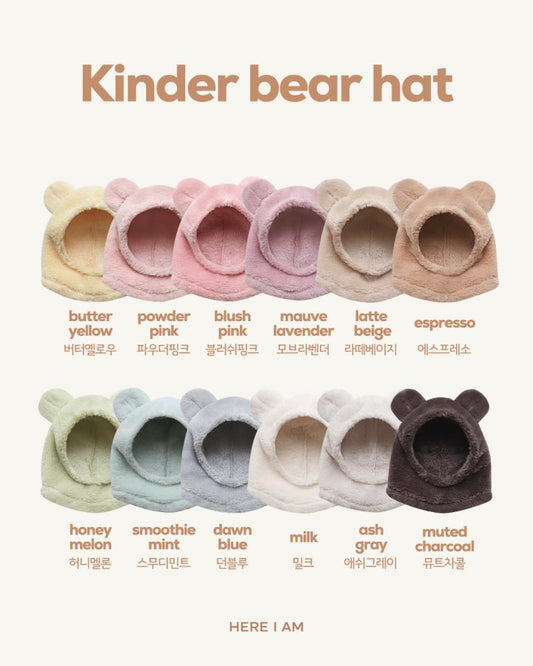【予約】kinder bear hat  / here i am 5
