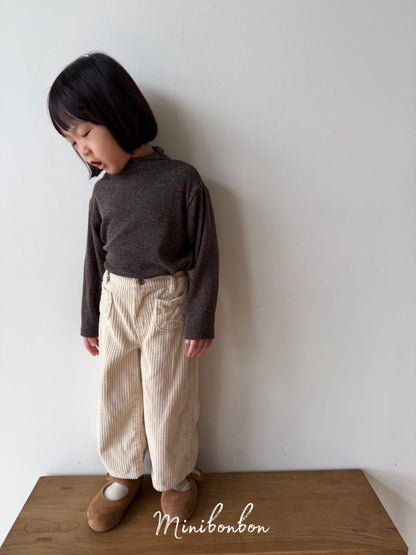 【予約】dofu half polo T　 / minibonbon (XS-JL)