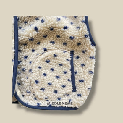 【予約】boa vest / middle name (S-JM) 덤블