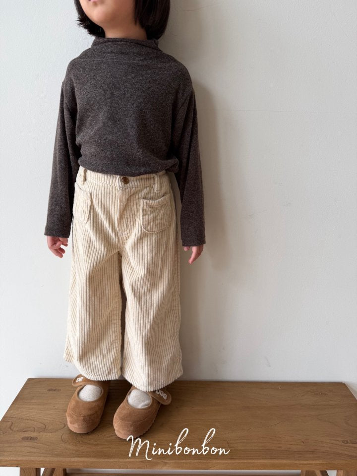 【予約】dofu half polo T　 / minibonbon (XS-JL)