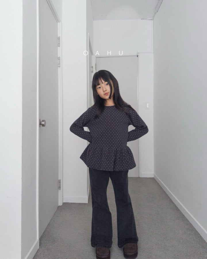 【予約】dot frill T  /  oahu (S-JXL)