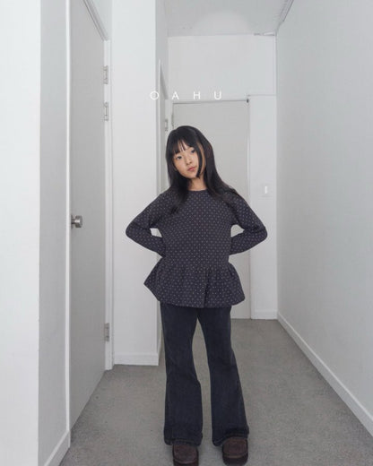 【予約】dot frill T  /  oahu (S-JXL)