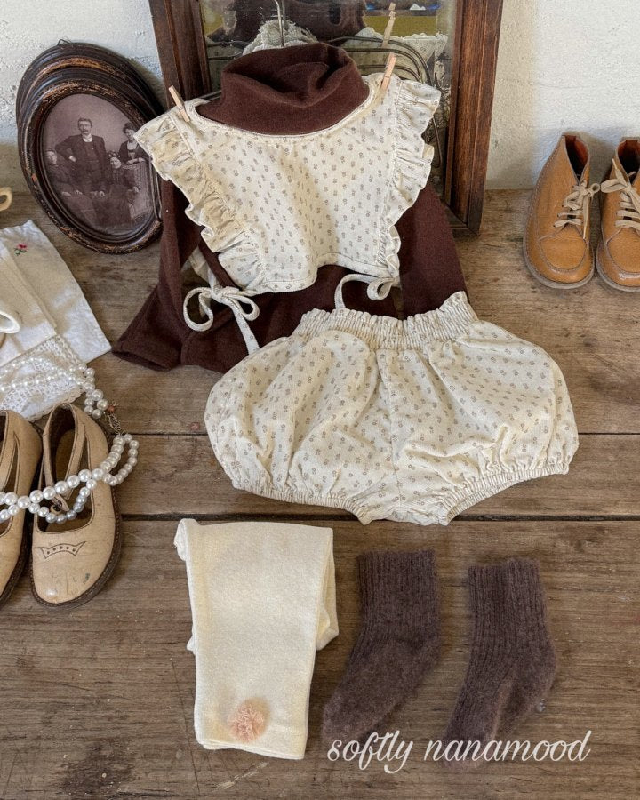 【予約】bebe ponpon leggins / nanamood  (6m-18m)