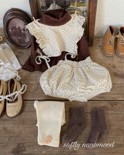 【予約】bebe ponpon leggins / nanamood  (6m-18m)