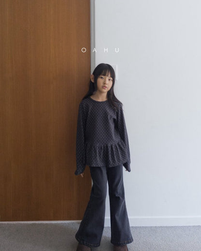 【予約】dot frill T  /  oahu (S-JXL)