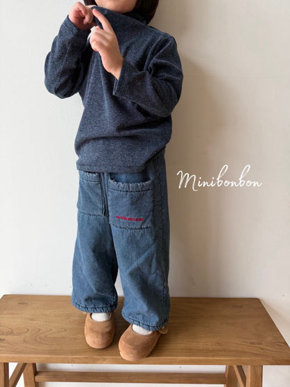 【予約】dofu half polo T　 / minibonbon (XS-JL)