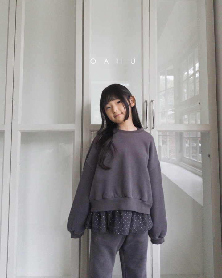 【予約】dot frill T  /  oahu (S-JXL)