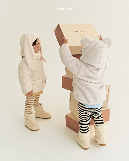 【予約】kinder fleece jacket  / here i am 1 (JS-JL)