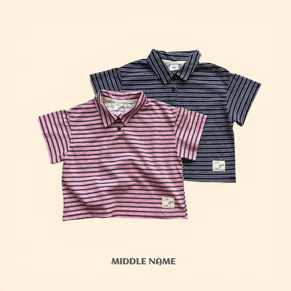 【予約】patch collar T / middle nameS-JM