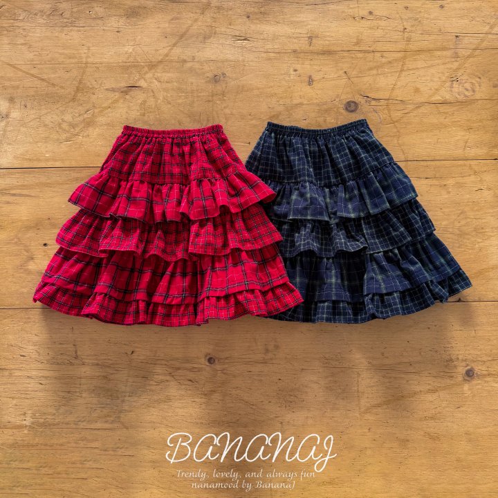 【予約】mellow kankan skirt  / bananaj (XS-JS)
