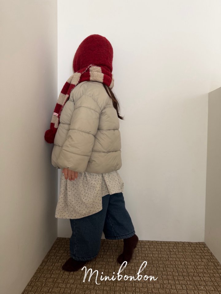 【予約】dot frill one-piece / minibonbon (XS-JS)