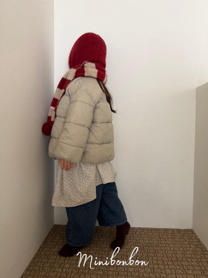 【予約】dot frill one-piece / minibonbon (XS-JS)