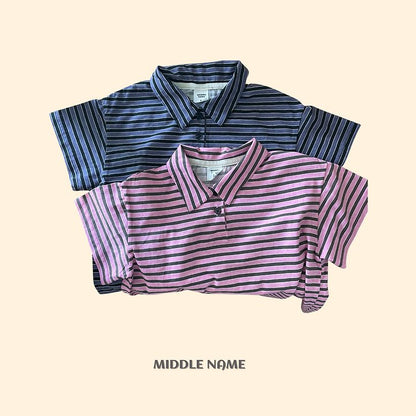 【予約】patch collar T / middle nameS-JM