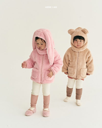 【予約】kinder fleece jacket  / here i am 1 (JS-JL)