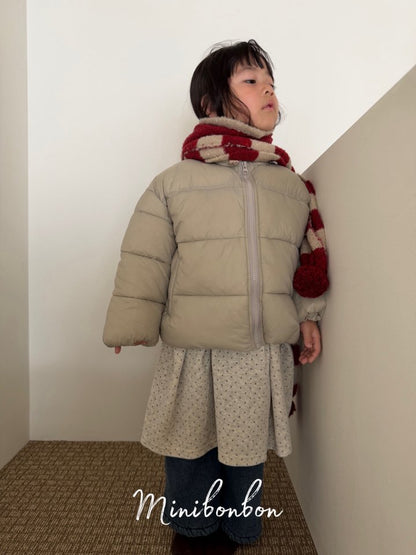 【予約】dot frill one-piece / minibonbon (XS-JS)