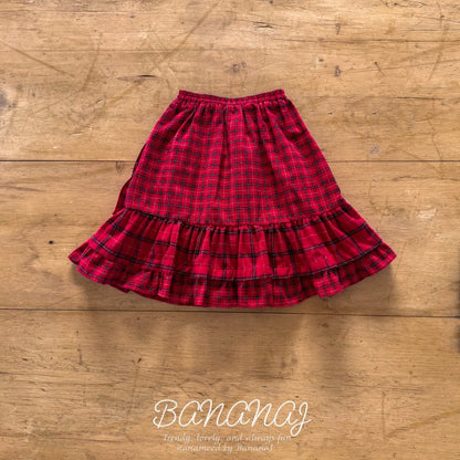 【予約】mellow kankan skirt  / bananaj (XS-JS)