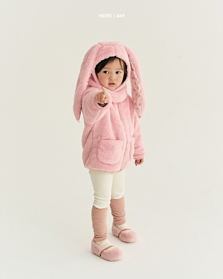 【予約】kinder fleece jacket  / here i am 1 (JS-JL)