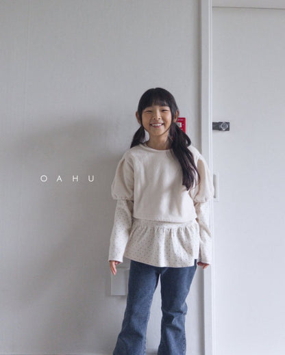 【予約】dot frill T  /  oahu (S-JXL)