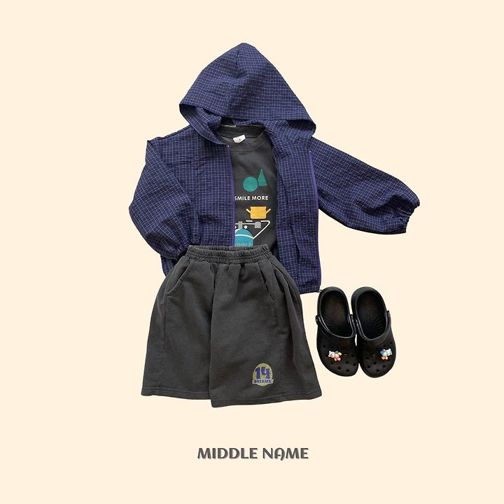【予約】summer check wind breaker / middle nameS-JM