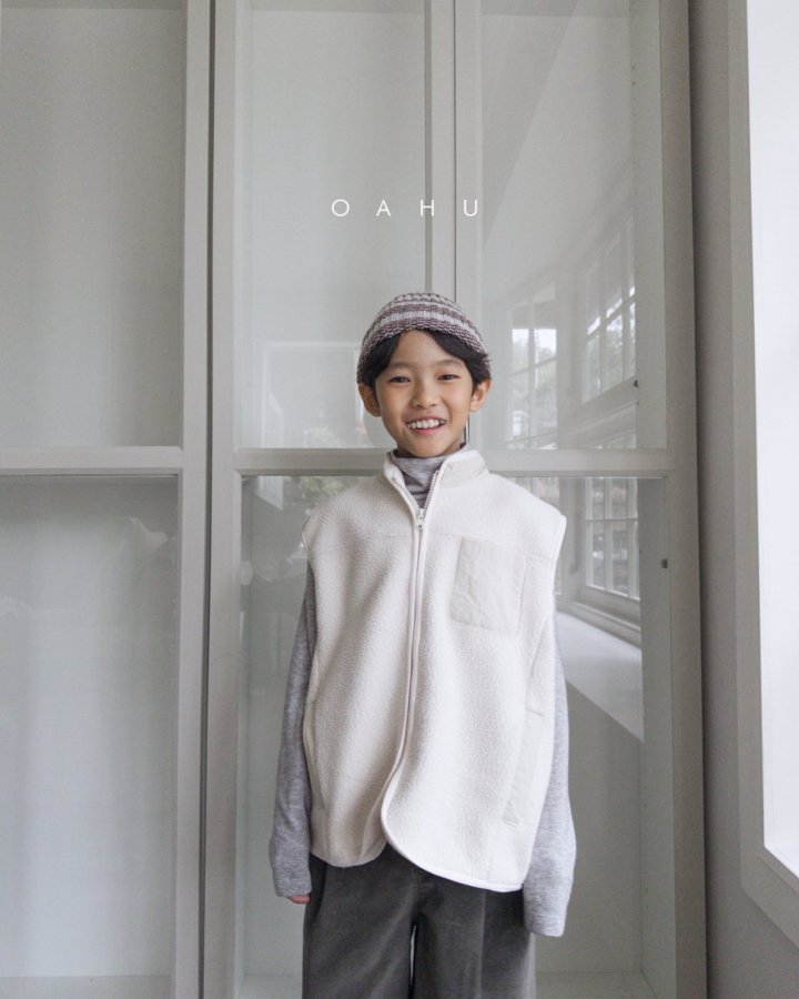 【予約】land fleece vest / oahu (S-JXL)