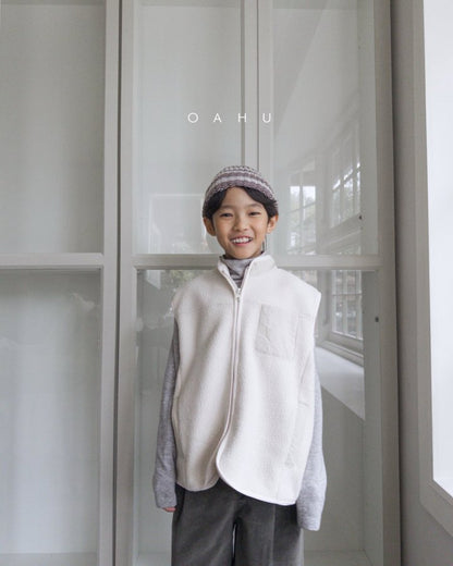 【予約】land fleece vest / oahu (S-JXL)