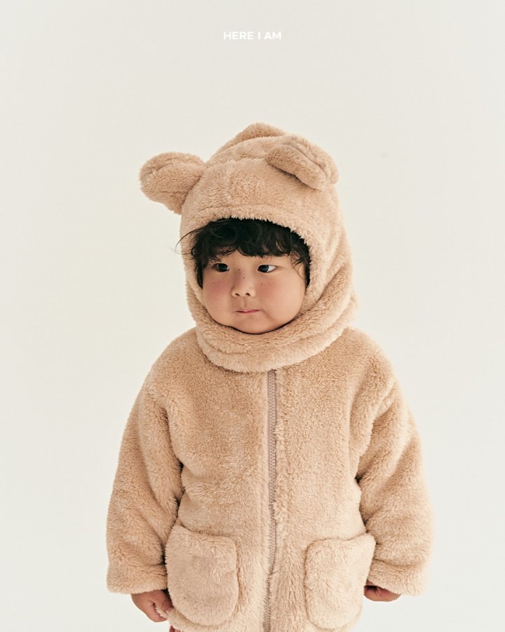 【予約】kinder fleece jacket  / here i am 1 (JS-JL)