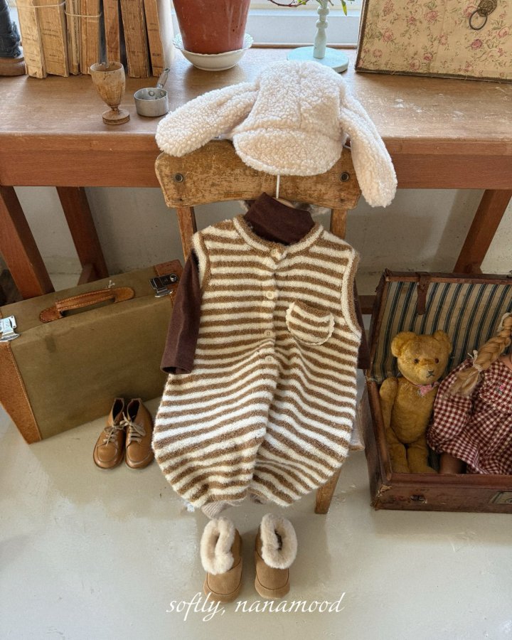 【予約】bebe soft polo T / nanamood  (6m-18m)