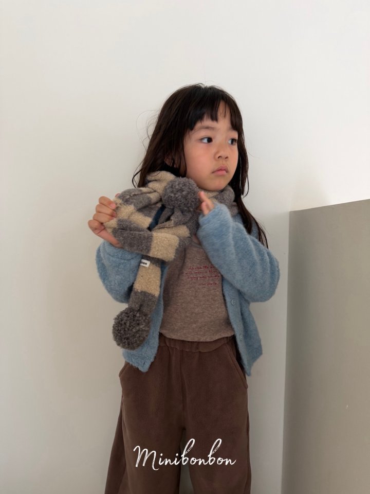 【予約】lettering one-piece  / minibonbon (XS-JS)