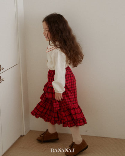 【予約】mellow kankan skirt  / bananaj (XS-JS)