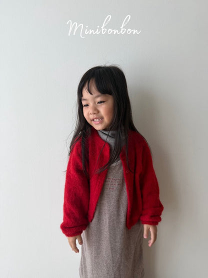 【予約】lettering one-piece  / minibonbon (XS-JS)