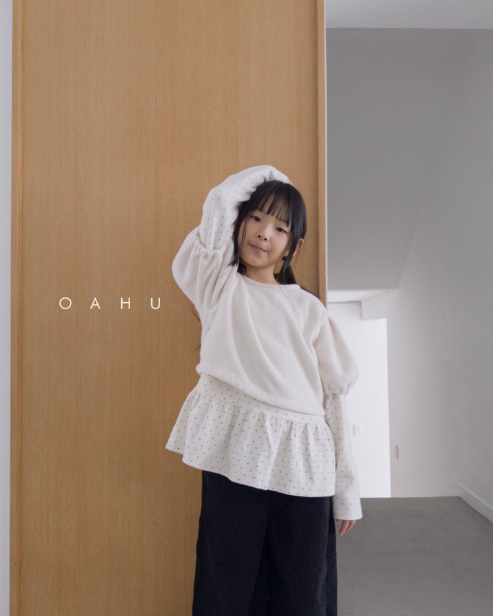 【予約】dot frill T  /  oahu (S-JXL)