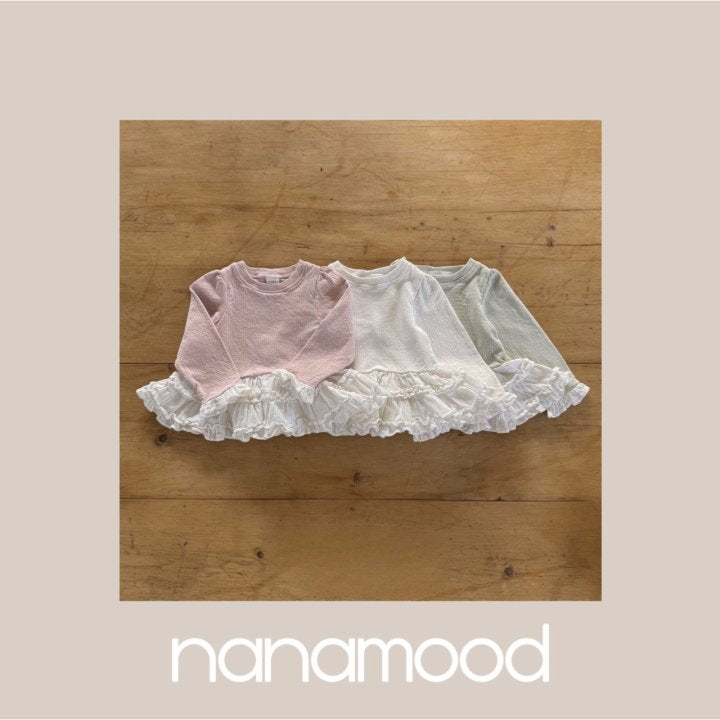 【予約】bebe ruffle frill T  / nanamood  (6m-18m)
