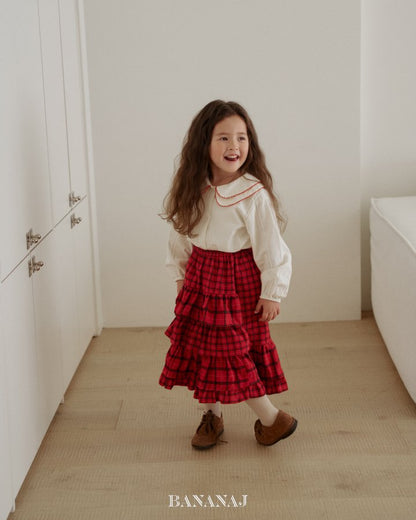 【予約】mellow kankan skirt  / bananaj (XS-JS)