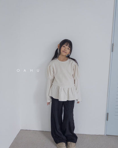 【予約】dot frill T  /  oahu (S-JXL)