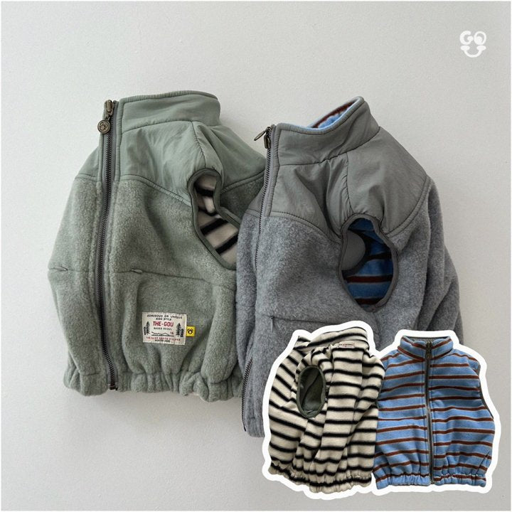 【予約】reversible vest  / gou (XS-JL) 역시베스트