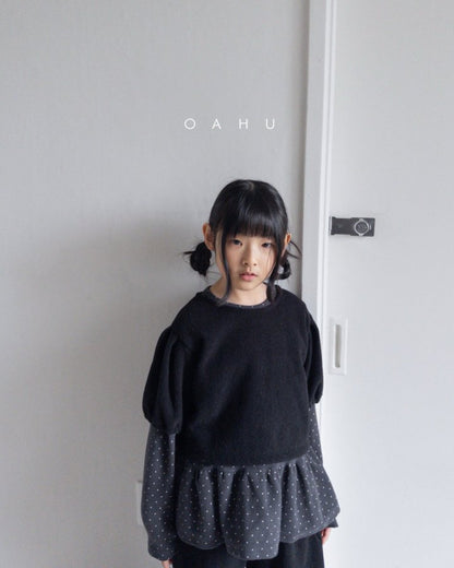 【予約】dot frill T  /  oahu (S-JXL)